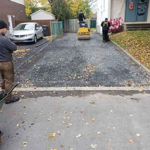 Complete asphalt works