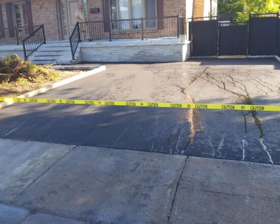 agrandissement asphalte