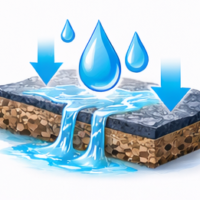 drainage immediat de l'eau